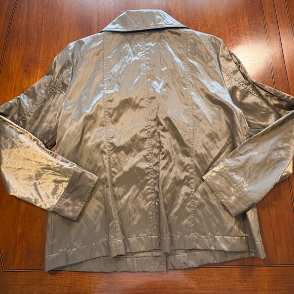 Ruby Rd. Brown Metallic Jacket Size 14 - Picture 5 of 5